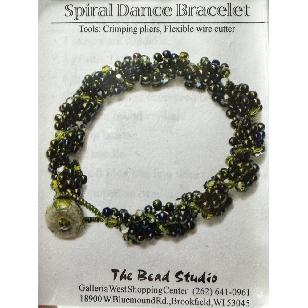 Jewelry Beading Kit The Bead Studio Spiral Dance Bracelet